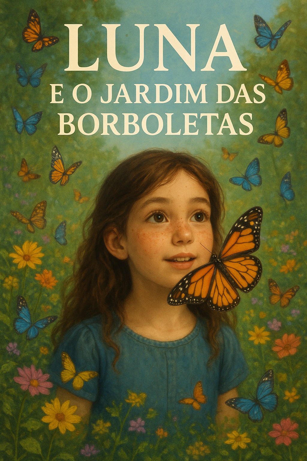 🦋 Luna e o Jardim das Borboletas